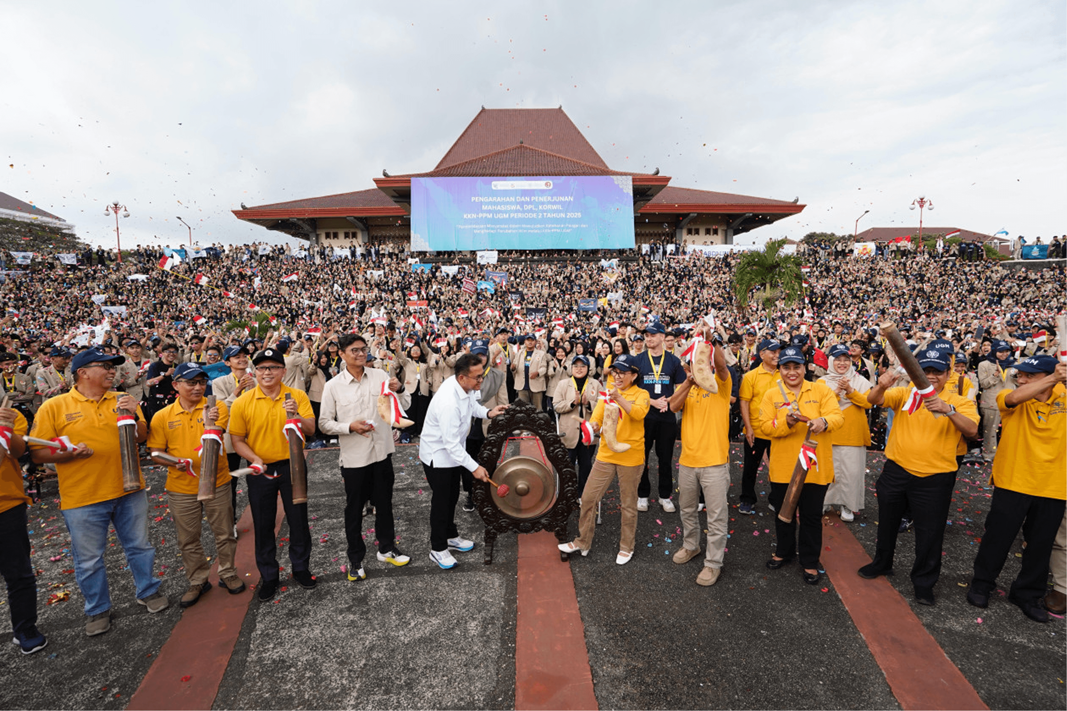 Suasana Penerjunan KKN PPM UGM
